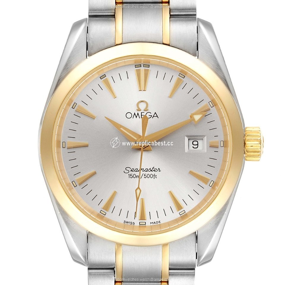 Omega Seamaster Aqua Terra Mens watch Unisex Quartz Gold Steel 2318.30.00