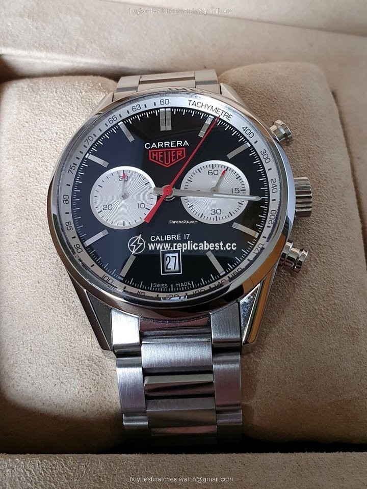 TAG Heuer Carrera Calibre 17 Mens watch Unisex Automatic Steel CV211D.BA0739