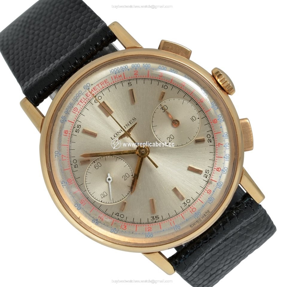 Longines Mens watch Unisex Manual winding Rose gold 7414