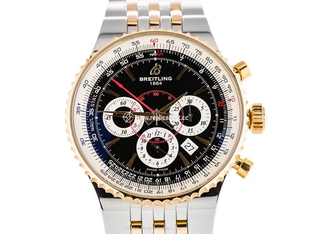 Breitling Montbrillant Mens watch Unisex Automatic Gold Steel C23352