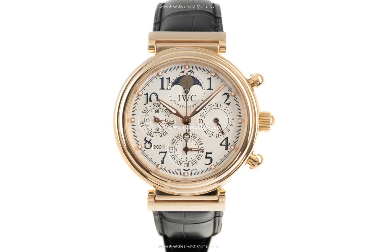 IWC Da Vinci Perpetual Calendar Mens watch Unisex Automatic Yellow gold 3758