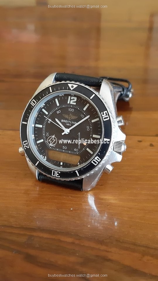 Breitling Pluton Mens watch Unisex Quartz Steel 80191