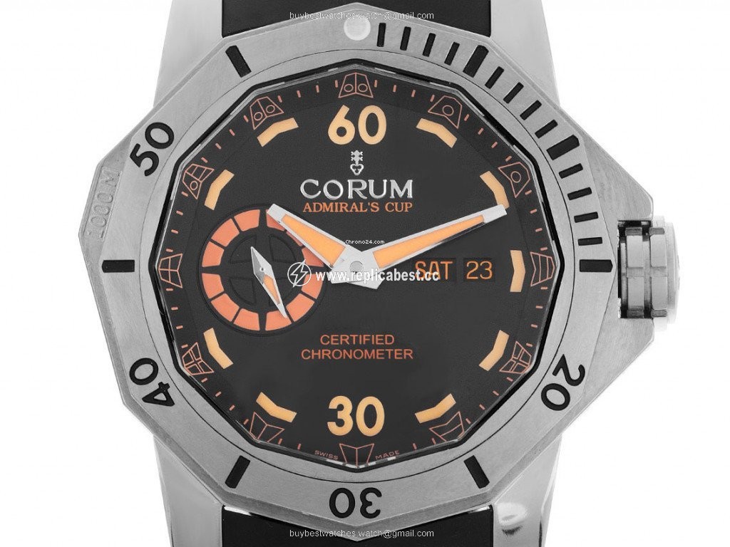 Corum Admirals Cup Seafender Deep Hull Mens watch Unisex Automatic Titanium 947.950.04 0371 AN15
