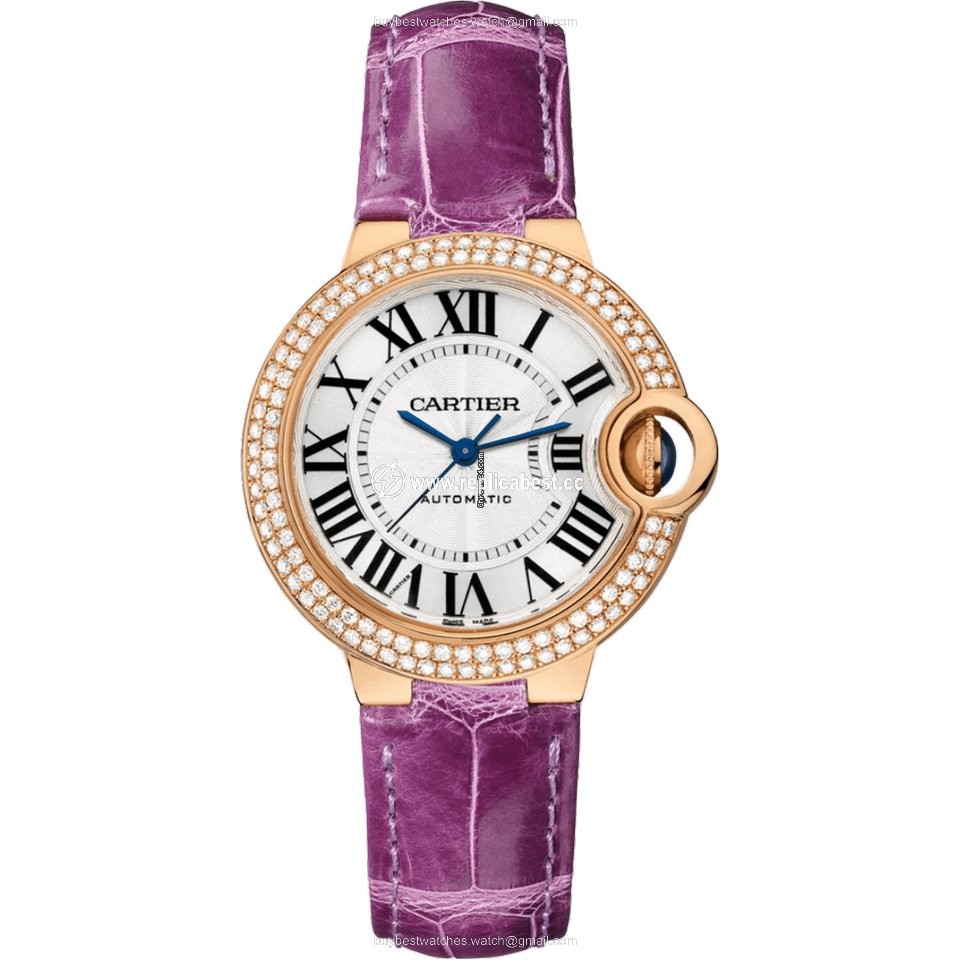 Cartier Ballon Bleu 36mm Womens watch Automatic Rose gold WJBB0050