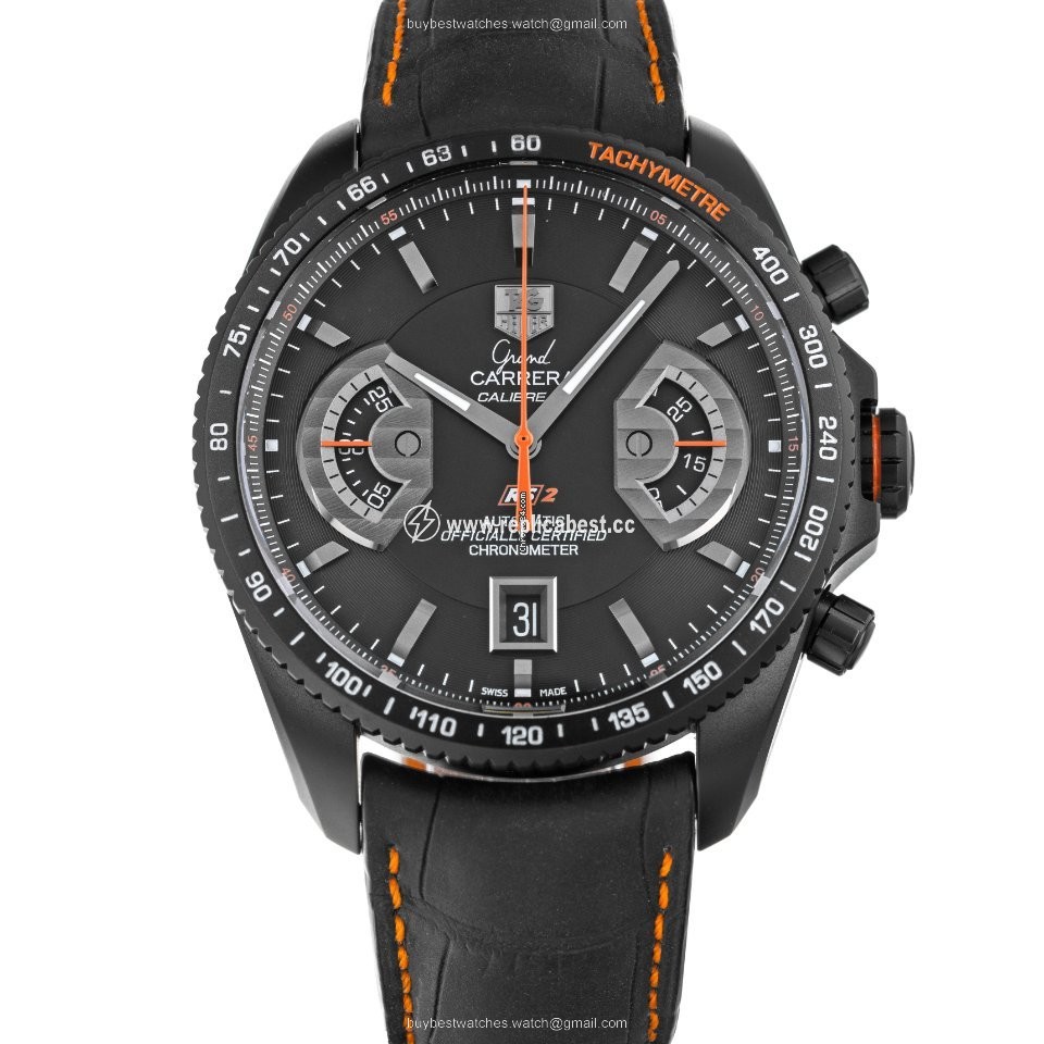 TAG Heuer Grand Carrera Mens watch Unisex Automatic Titanium CAV518K.FC6268