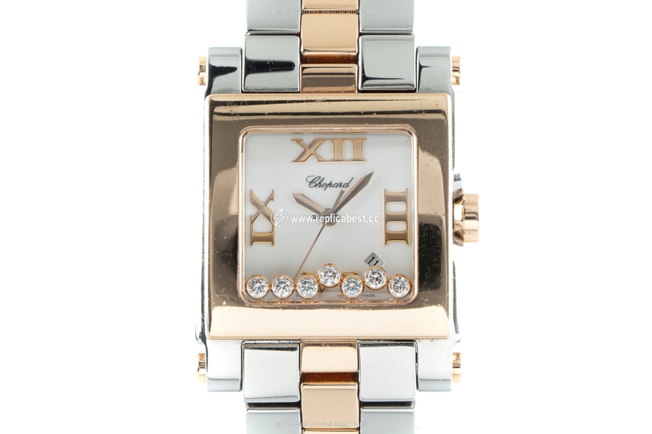 Chopard Happy Sport Womens watch Quartz Gold Steel 278498-9001