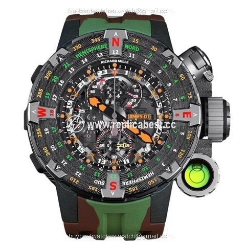 Richard Mille Mens watch Unisex Manual winding Carbon Rm025-01
