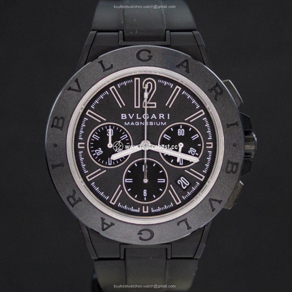 Bulgari Diagono Mens watch Unisex Automatic Ceramic 102428 DG42BSMCVDCH