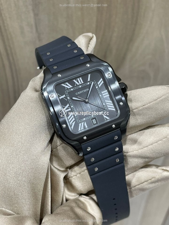 Cartier Santos Mens watch Unisex Automatic Steel WSSA0039