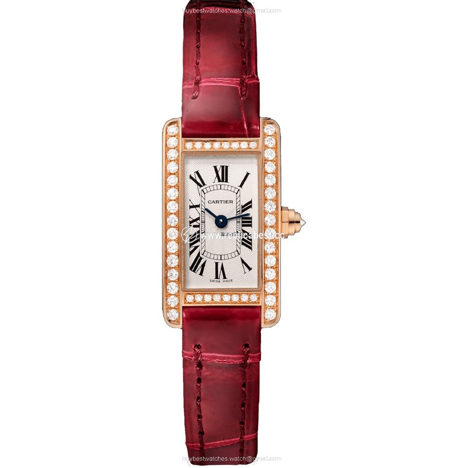 Cartier Tank Americaine Womens watch Quartz Rose gold WJTA0026