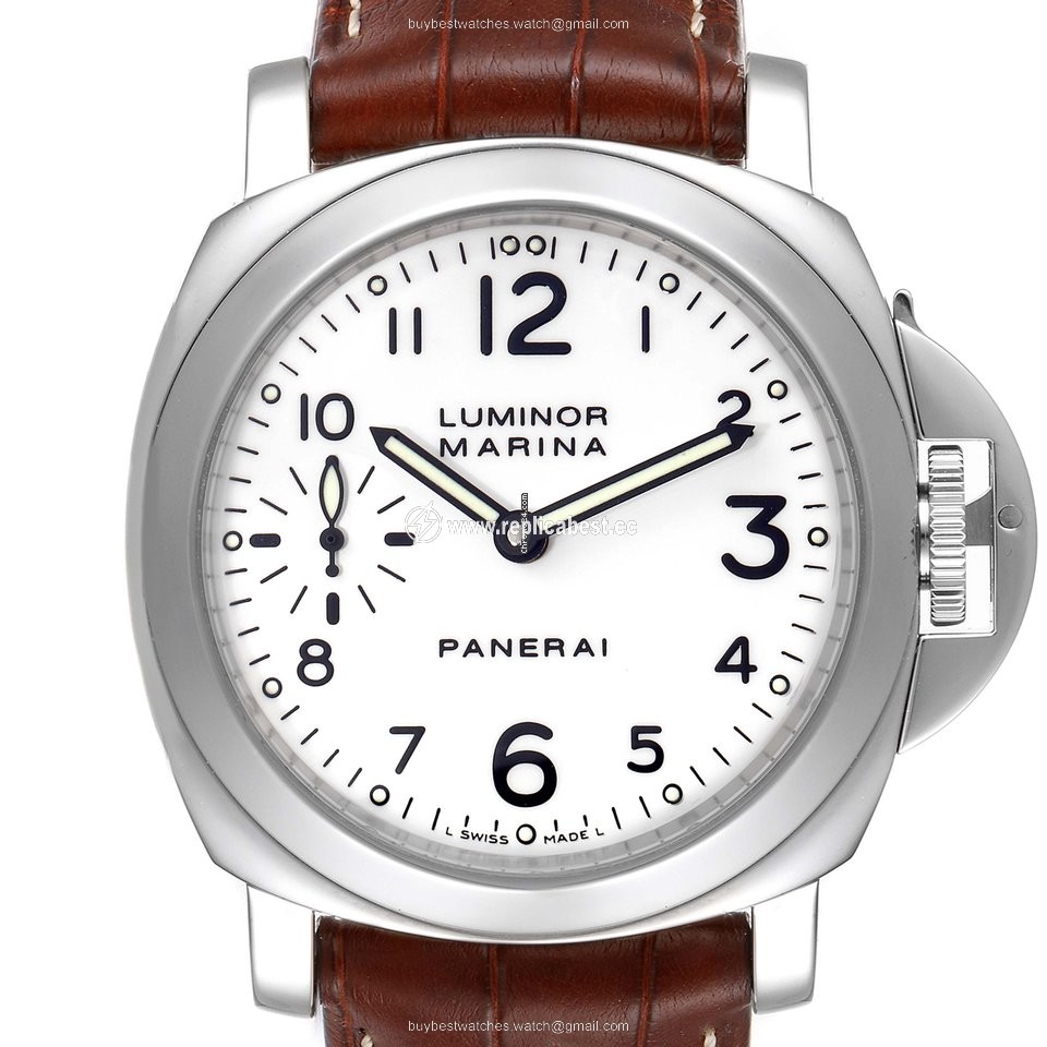 Panerai Luminor Marina Mens watch Unisex Manual winding Steel PAM00113