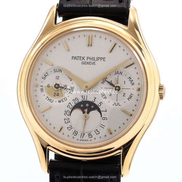 Patek Philippe Perpetual Calendar Mens watch Unisex Automatic Yellow gold 3940J-014