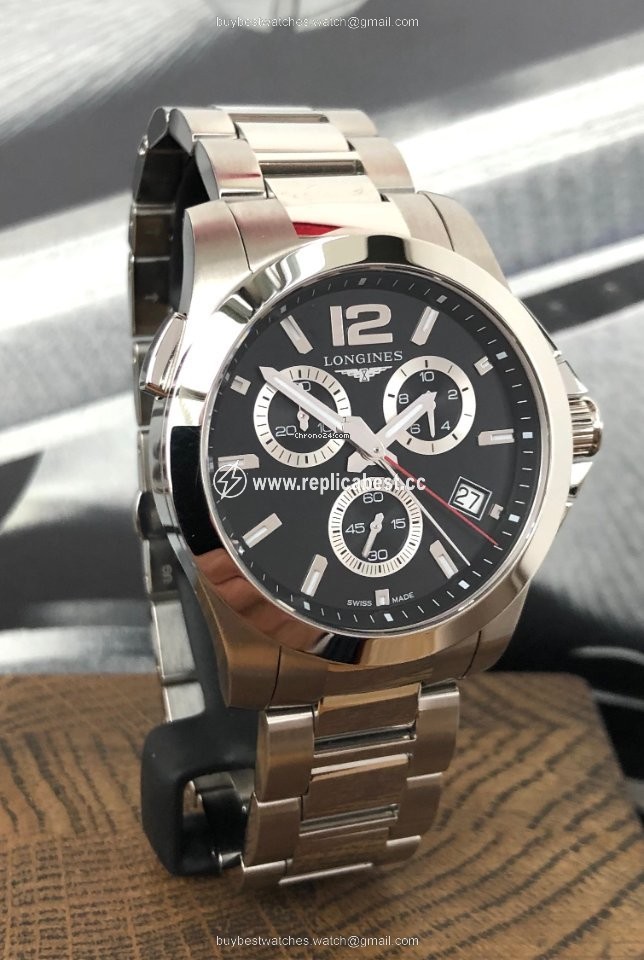 Longines Conquest Mens watch Unisex Quartz Steel L3.702.4.56.6