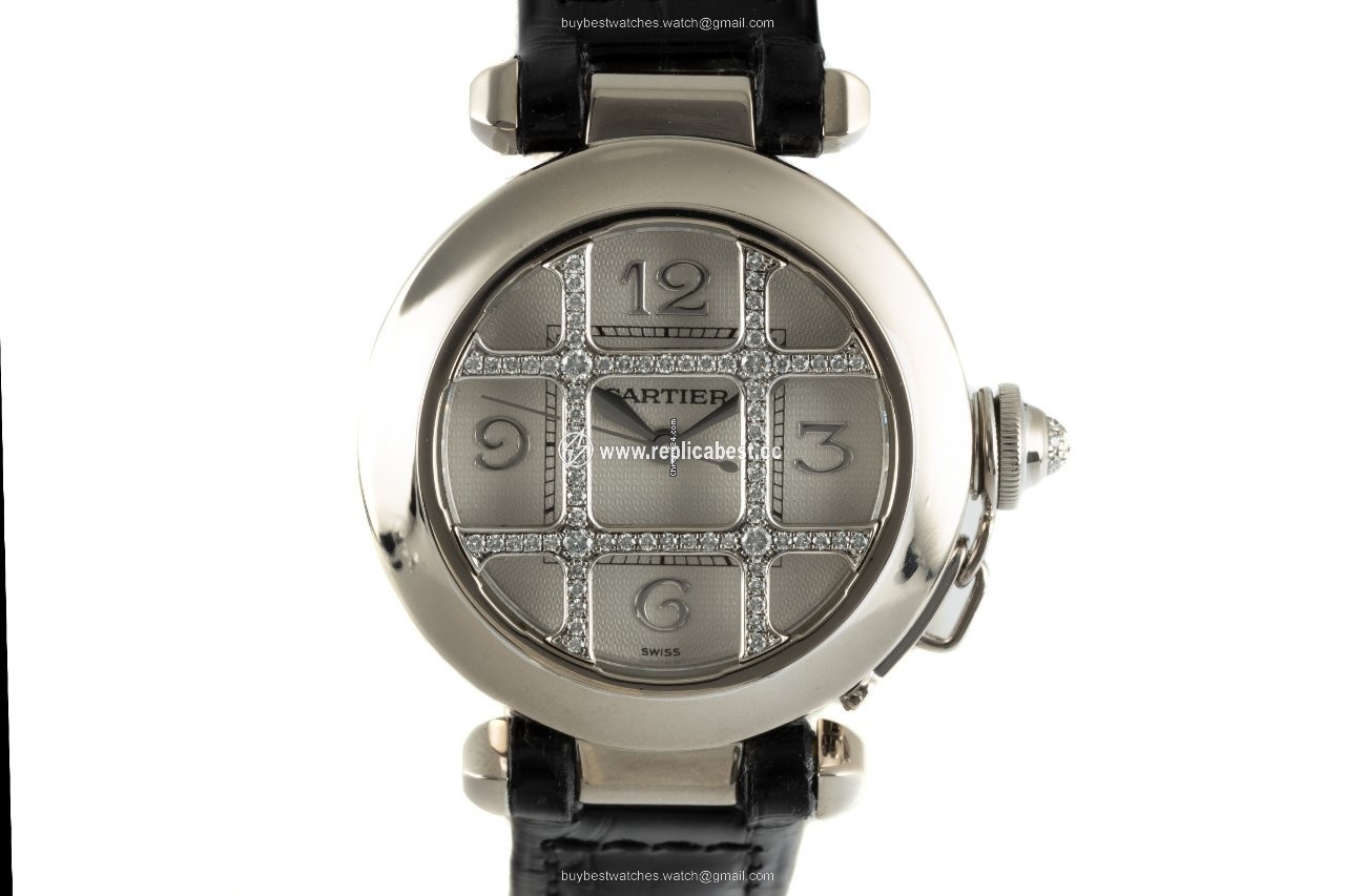Cartier Pasha Womens watch Automatic White gold 2400
