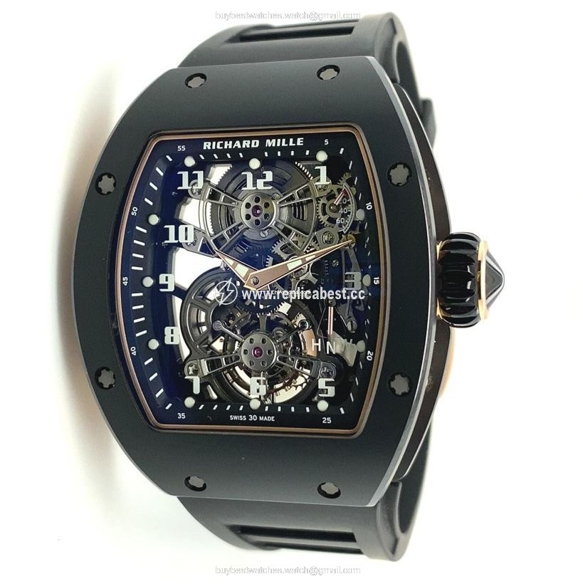 Richard Mille Mens watch Unisex Manual winding Ceramic RM17-01