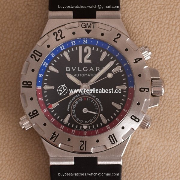 Bulgari Diagono Mens watch Unisex Automatic Steel GMT 40 S