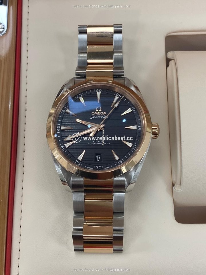 Omega Seamaster Aqua Terra Mens watch Unisex Automatic Gold Steel 220.20.41.21.06.001
