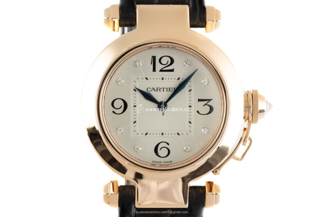 Cartier Pasha Womens watch Quartz Red gold 2812