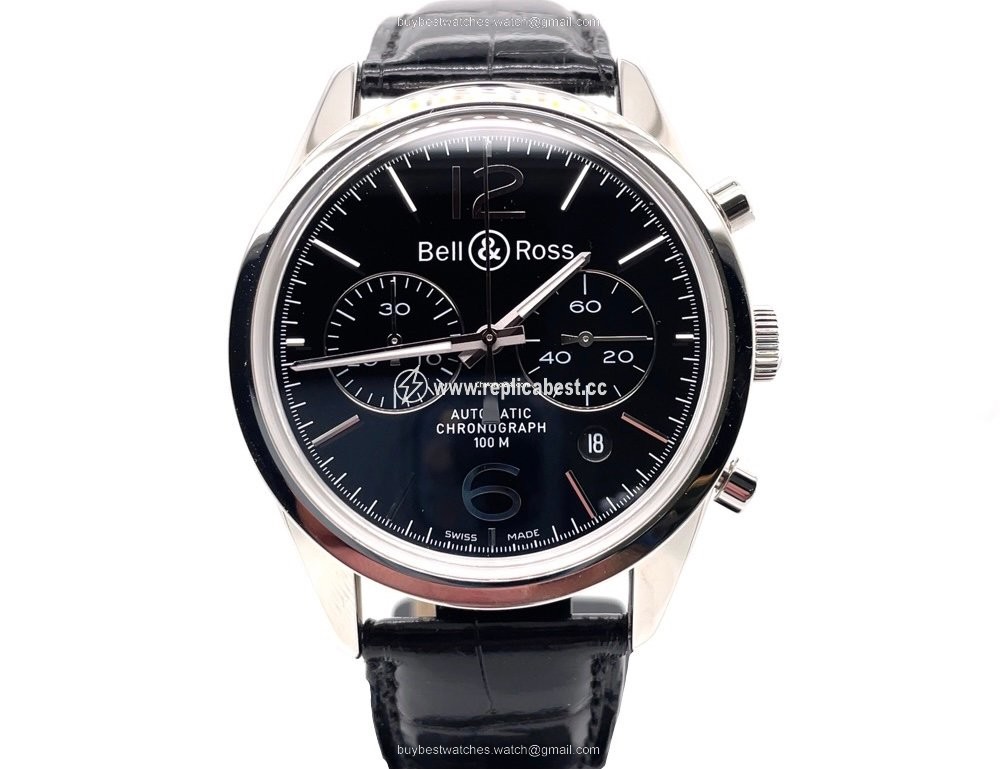Bell & Ross Vintage Mens watch Unisex Automatic Steel BRG126-BL-ST SCR