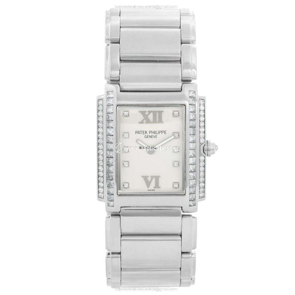Patek Philippe Twenty~4 Womens watch Quartz White gold 4910 20G-011