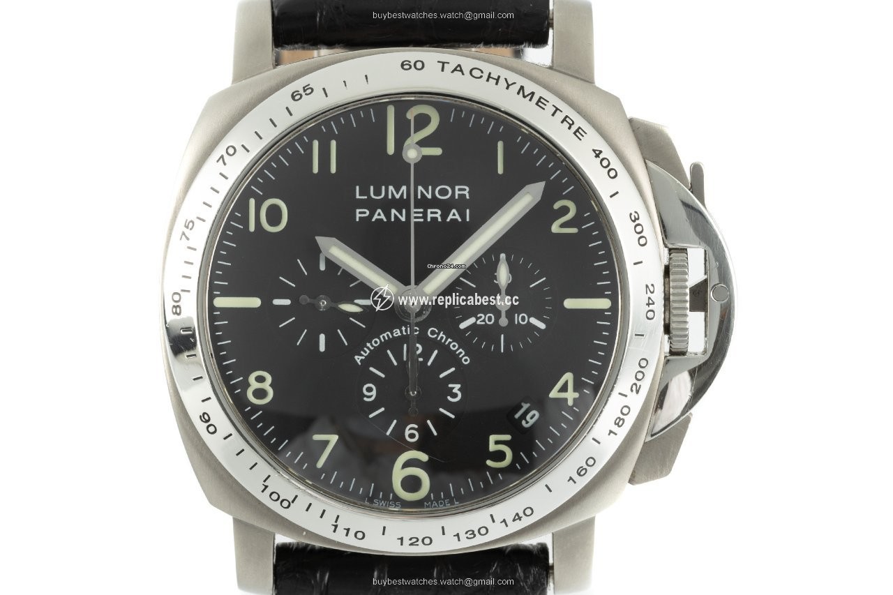 Panerai Luminor Chrono Mens watch Unisex Automatic Steel PAM00074