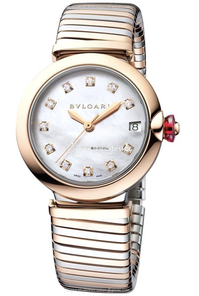 Bulgari Lucea Womens watch Automatic Gold Steel 102954 LU33WSPGSPGD 11.T