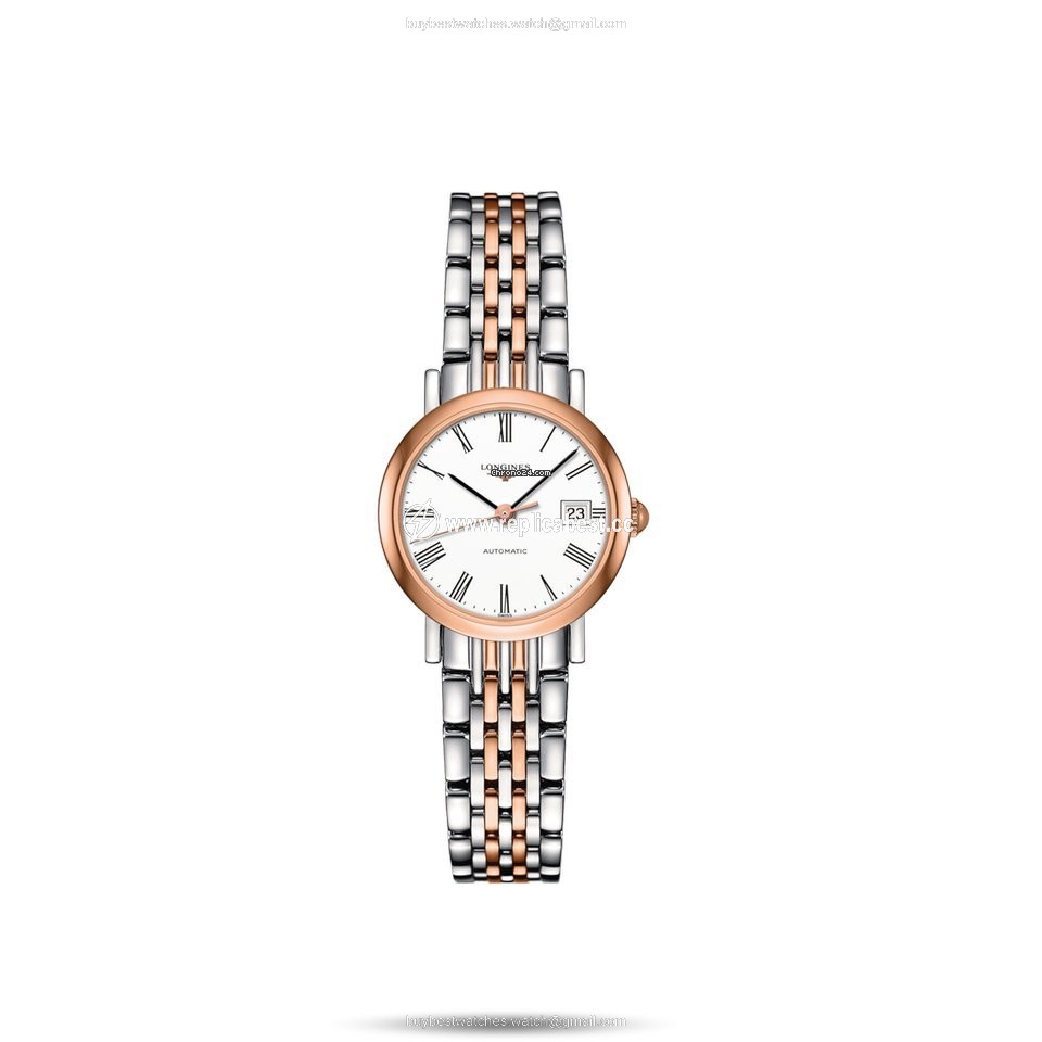 Longines Elegant Womens watch Automatic Gold Steel L4.309.5.11.7