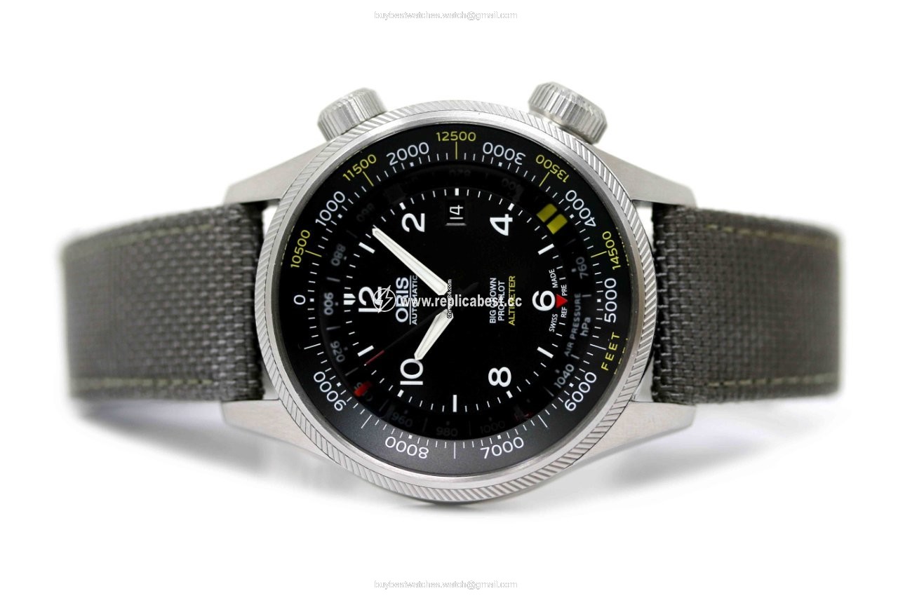 Oris Big Crown ProPilot Altimeter Mens watch Unisex Automatic Steel 01 733 7705 4134-Set 5 23 17FC
