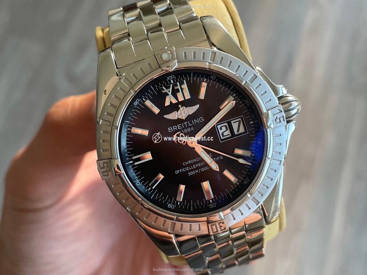 Breitling Galactic 41 Mens watch Unisex Automatic Steel a49350L2 ba07