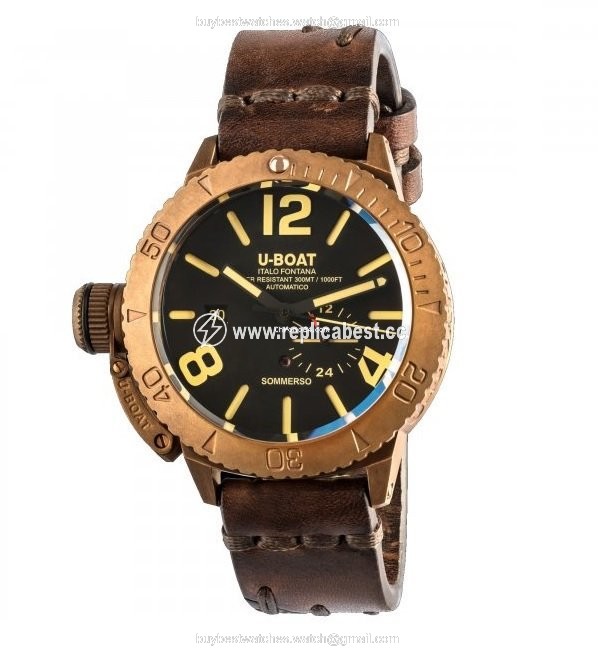 U-Boat Mens watch Unisex Automatic Bronze 8486