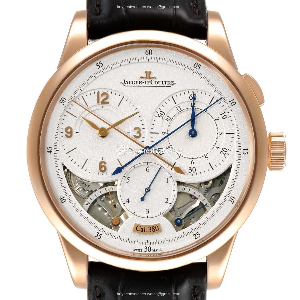 Jaeger-LeCoultre Duometre Mens watch Unisex Manual winding Rose gold Q6012521