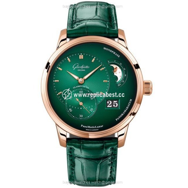 Glashutte Original PanoMaticLunar Mens watch Unisex Automatic Rose gold 1-90-02-23-35-30 or 90-02-23-35-30