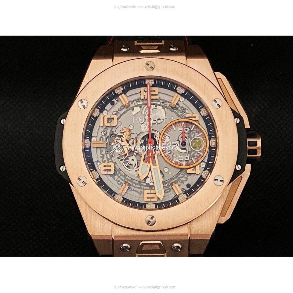 Hublot Big Bang Ferrari Mens watch Unisex Automatic Rose gold 222 500