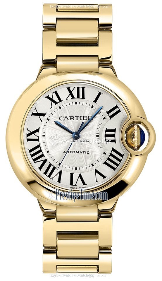 Cartier Ballon Bleu 36mm Womens watch Automatic Yellow gold wgbb0046