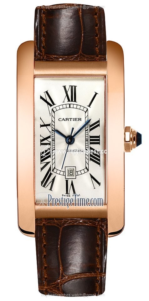 Cartier Tank Americaine Automatic Rose gold wgta0046