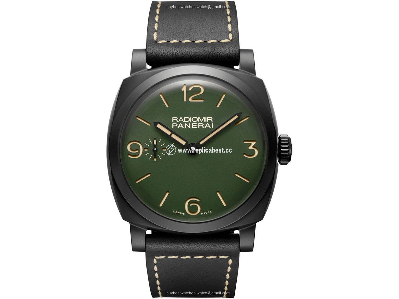 Panerai Mens watch Unisex Manual winding Ceramic PAM 00997