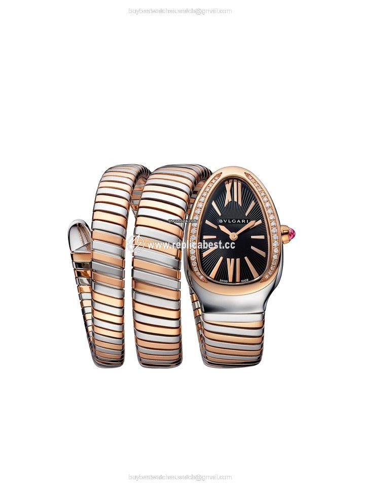 Bulgari Serpenti Womens watch Quartz Gold Steel 102099 SP35BSPGD.2T