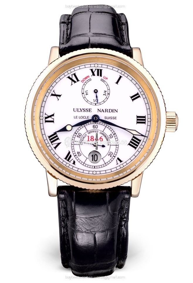 Ulysse Nardin Marine Mens watch Unisex Automatic Yellow gold 266-77 40