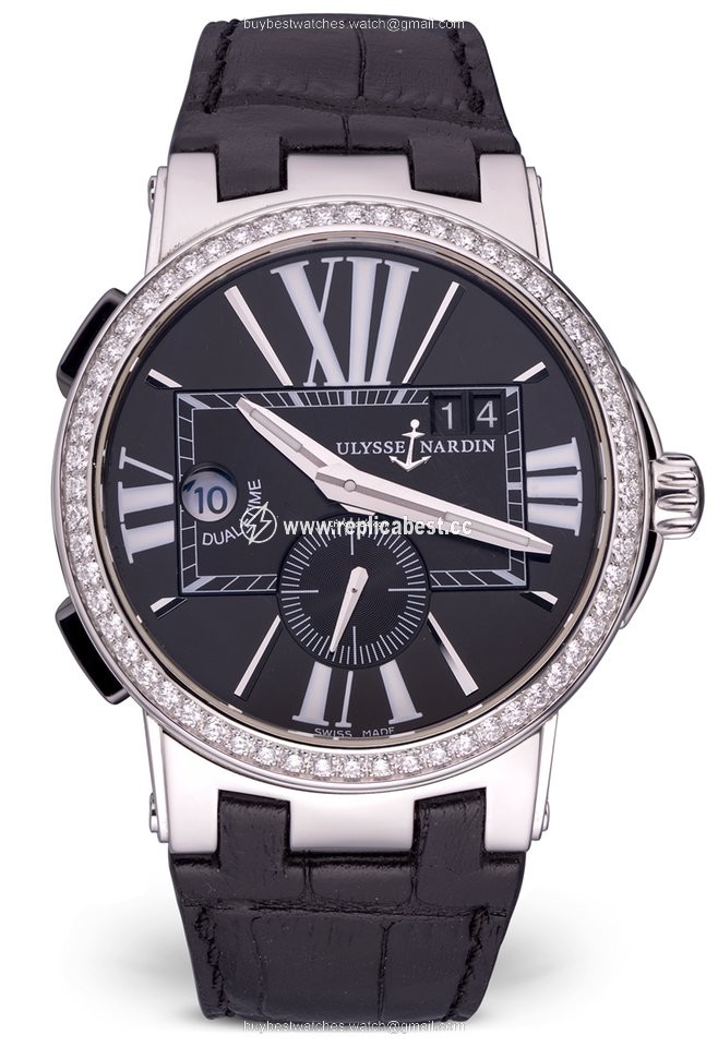 Ulysse Nardin Executive Dual Time Womens watch Automatic Steel 243-00B 42