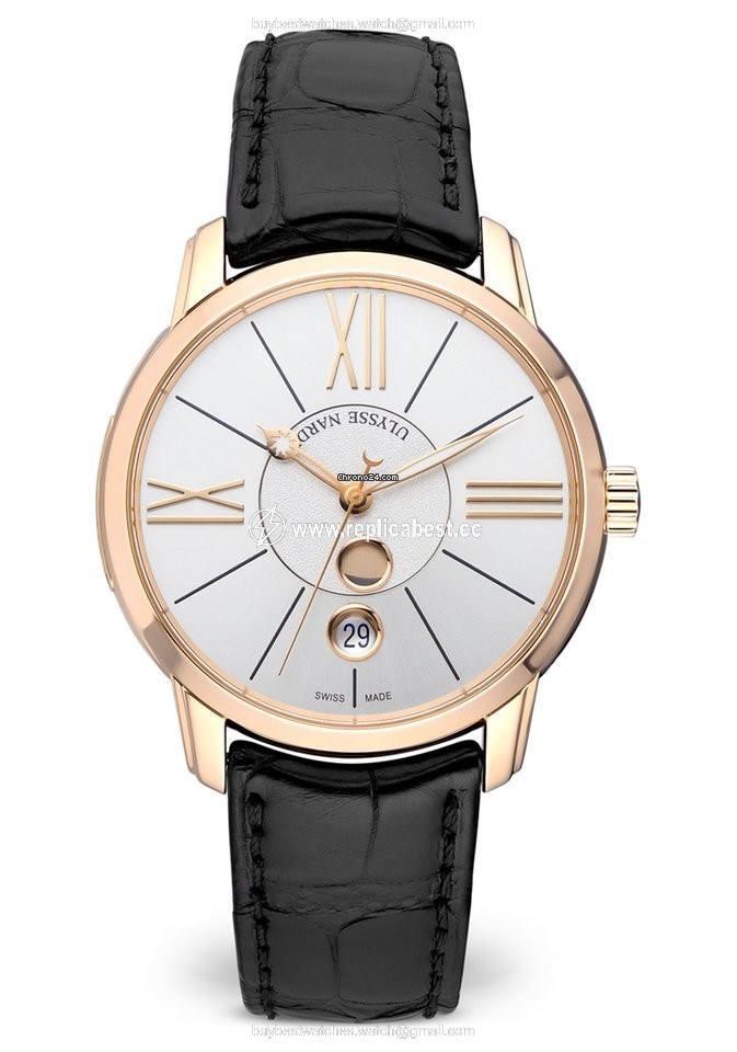 Ulysse Nardin Classico Luna Mens watch Unisex Automatic Rose gold 8296-122
