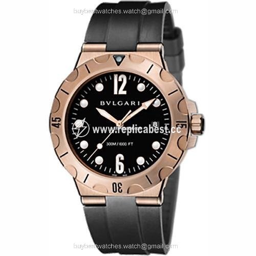 Bulgari Diagono Mens watch Unisex Automatic Yellow gold 102326