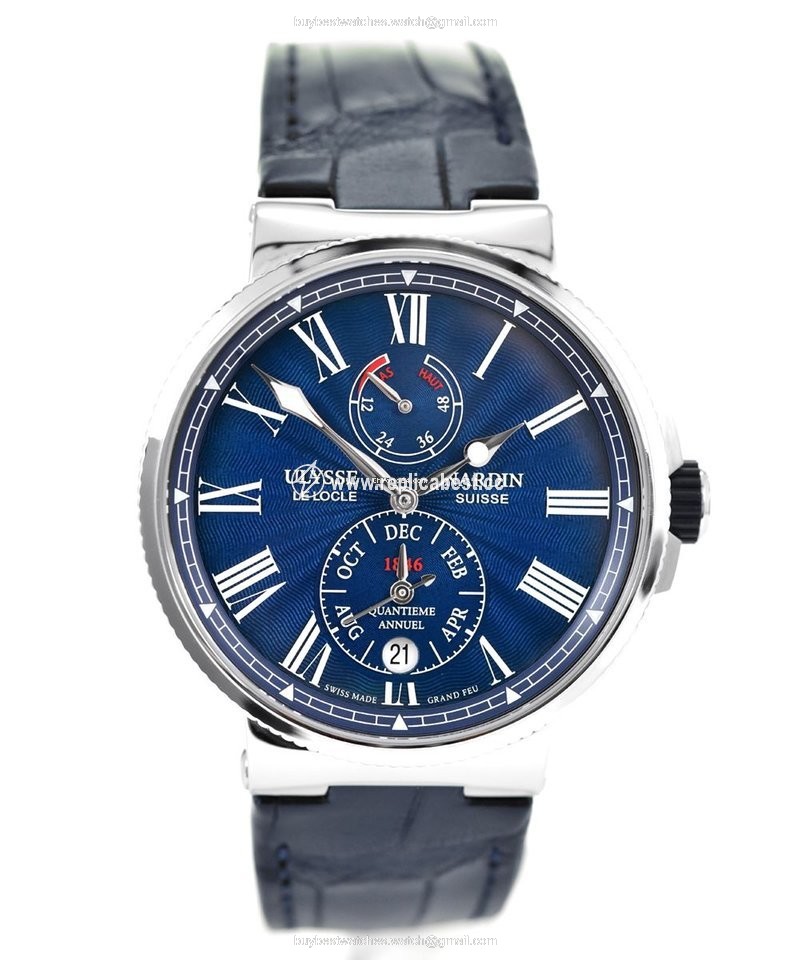 Ulysse Nardin Marine Mens watch Unisex Automatic Steel 1133-210-E3