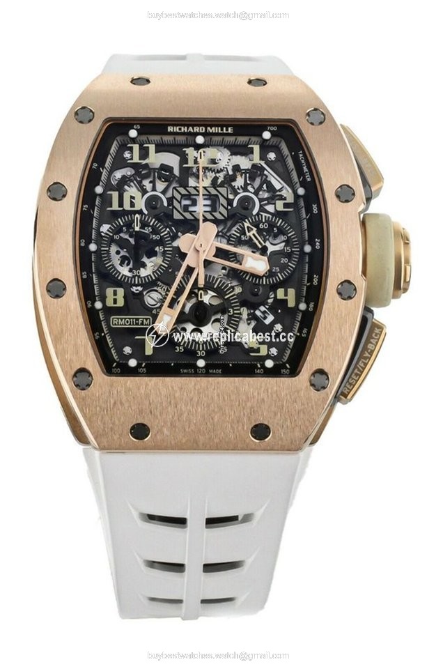 Richard Mille RM 011 Mens watch Unisex Automatic Rose gold RM11-FM