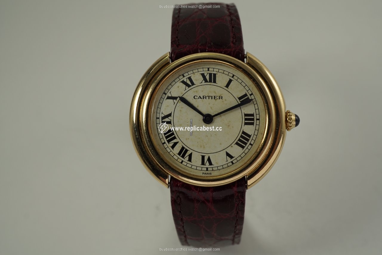 Cartier Mens watch Unisex Automatic Yellow gold 881095