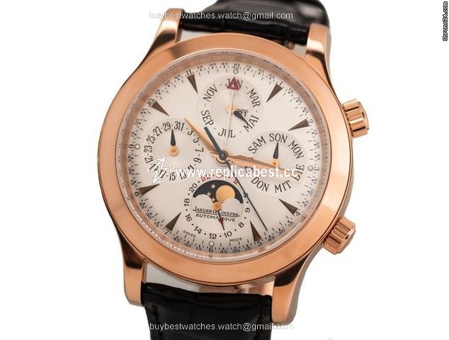 Jaeger-LeCoultre Master Memovox Mens watch Unisex Automatic Rose gold 146.2.95