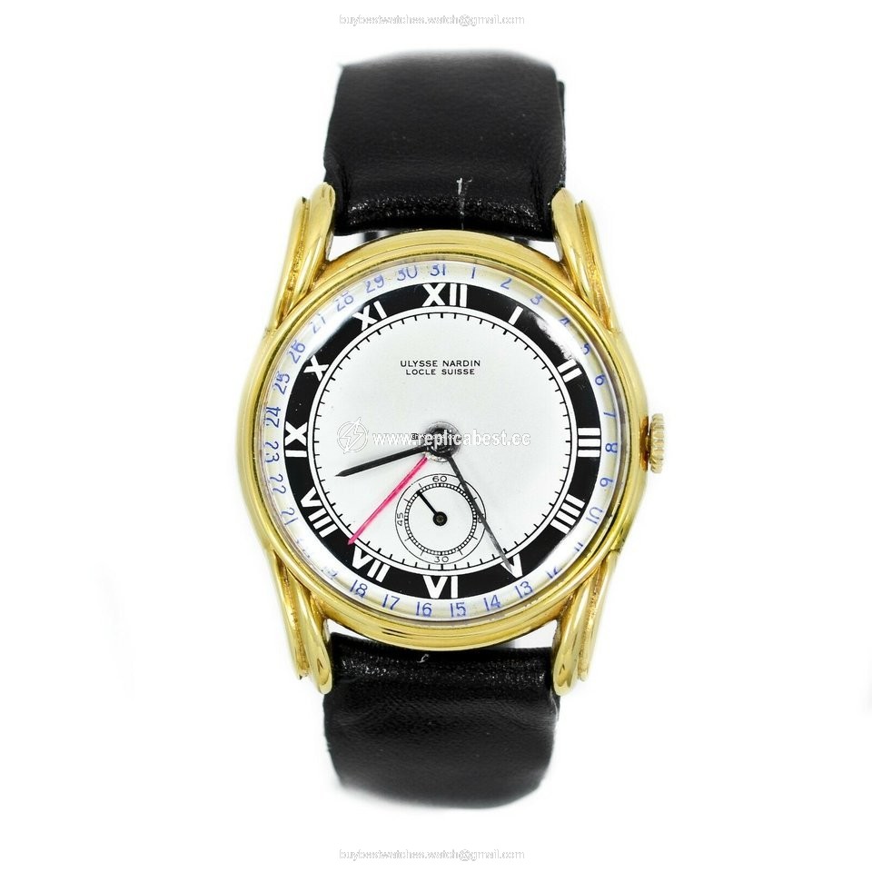 Ulysse Nardin Mens watch Unisex Automatic Yellow gold M9336