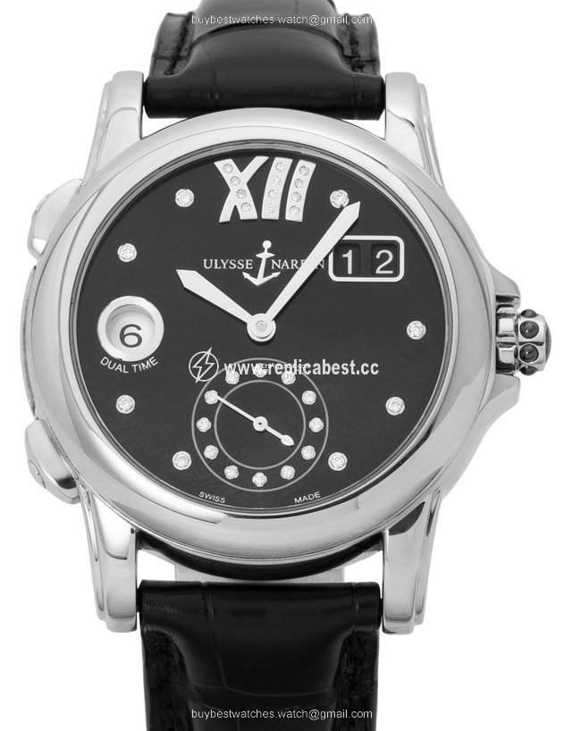 Ulysse Nardin Dual Time Womens watch Automatic Steel 3343-222 30-02