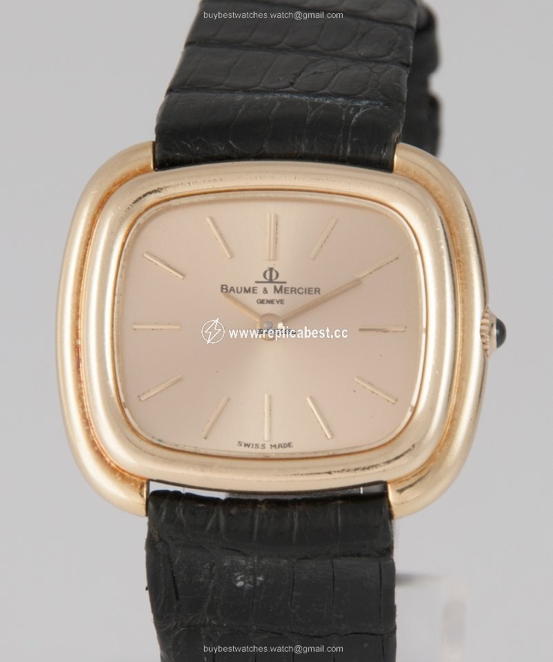 Baume & Mercier Mens watch Unisex Manual winding Yellow gold 37091