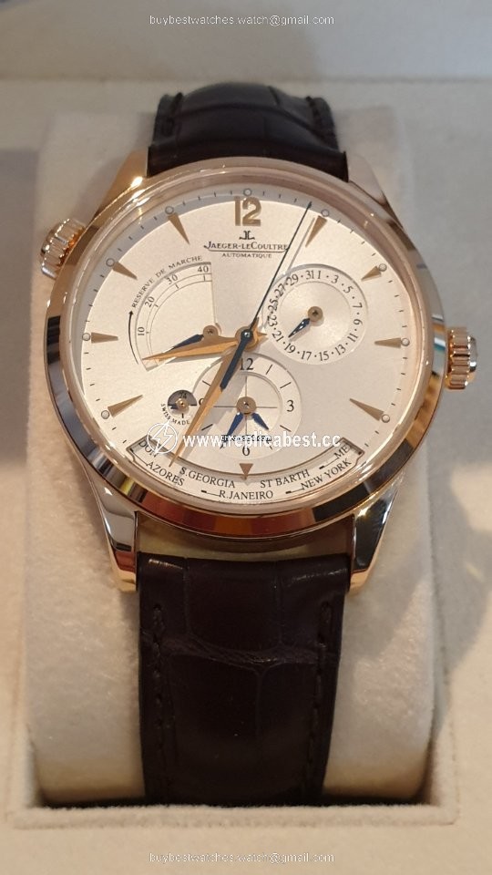 Jaeger-LeCoultre Master Geographic Mens watch Unisex Automatic Rose gold Q1422421