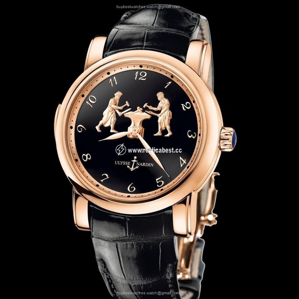 Ulysse Nardin Hourstriker Mens watch Unisex Automatic Rose gold 6106-103 E2